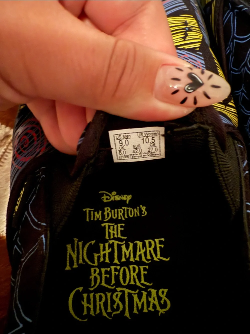 Unisex Vans The Nightmare Before Christmas Slip-On